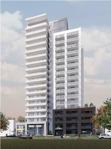 Rendering of building from page 4 of the file 'Referral report'