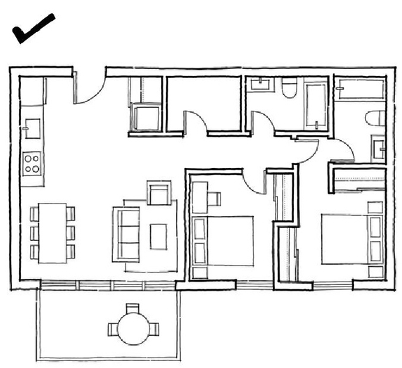 Floor plan for project from page 285 of the file 'Referral Report - Standardized Apartment Districts and City-Initiated Zoning Changes to Implement Broadway Plan and Cambie Corridor Plan'