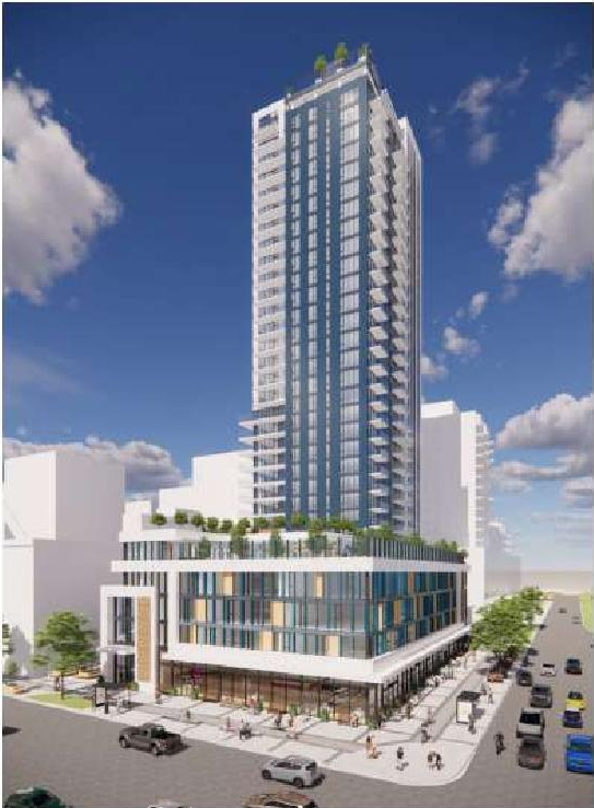 Rendering of building from page 4 of the file 'Report'