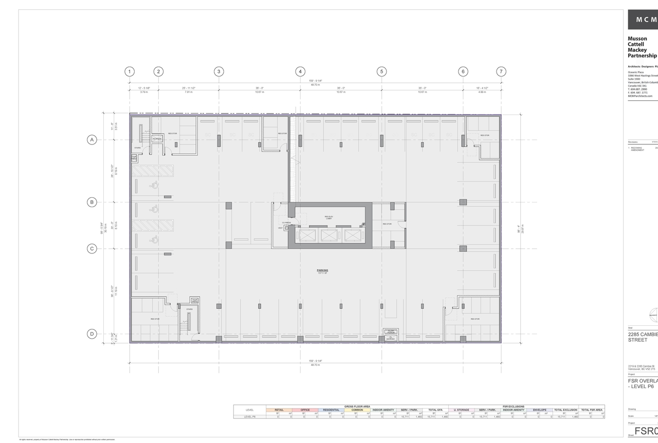 Floor plan for project from page 11 of the file 'Architectural drawings'