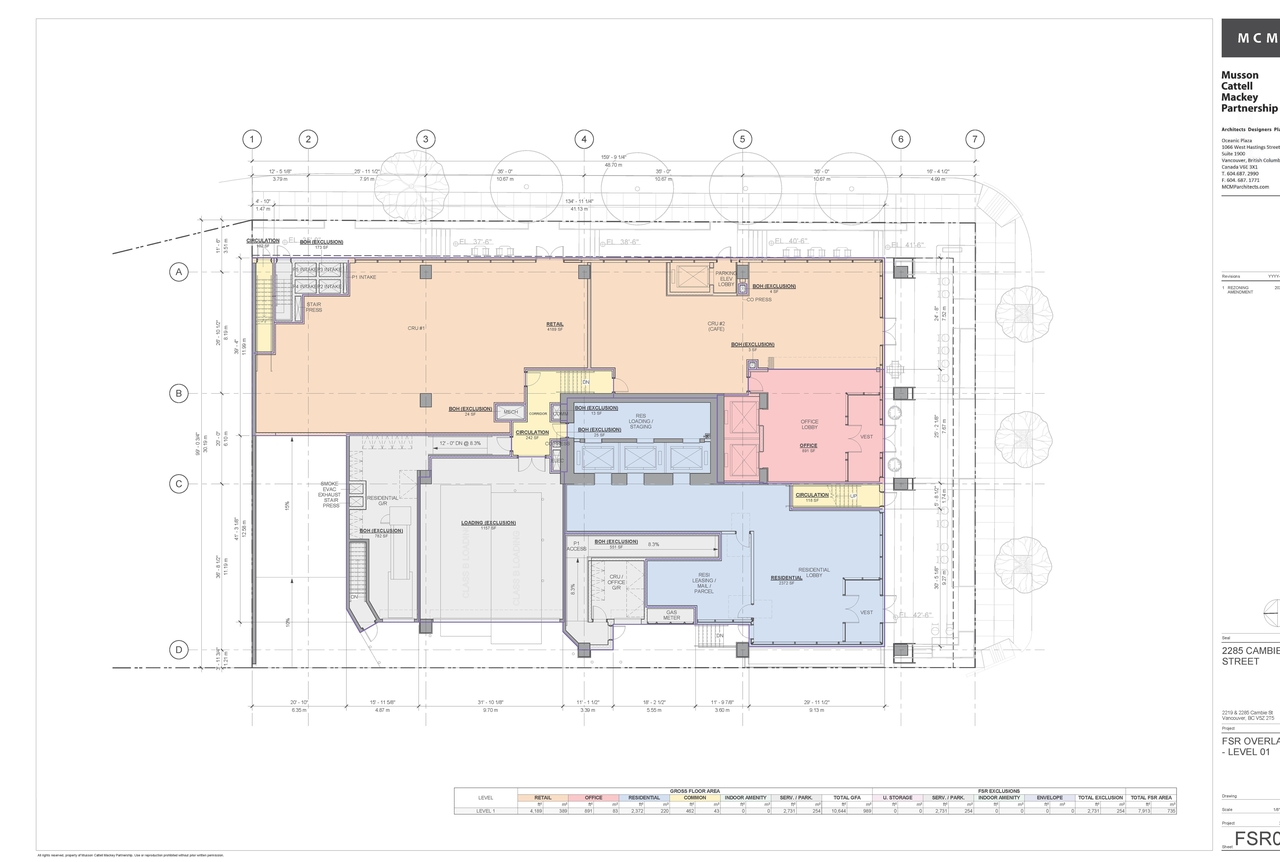 Construction site plan for project from page 17 of the file 'Architectural drawings'