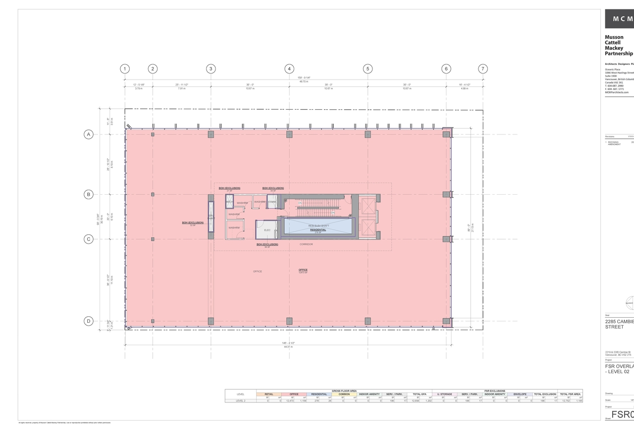 Construction site plan for project from page 19 of the file 'Architectural drawings'