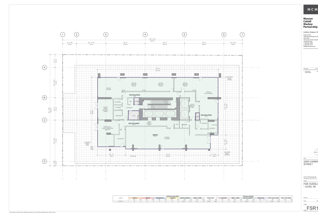 Construction site plan for project from page 23 of the file 'Architectural drawings'