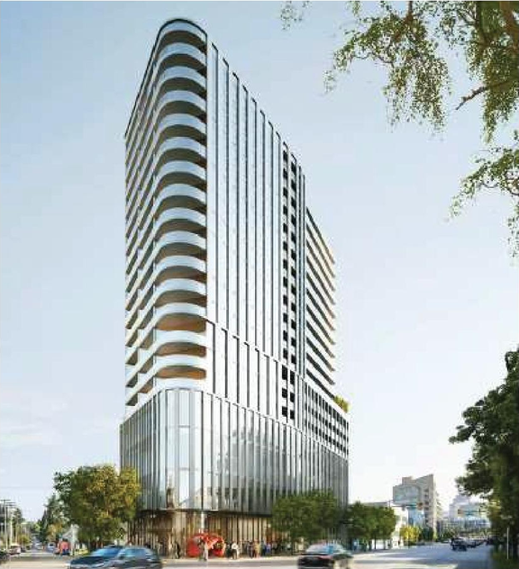 Rendering of building from page 15 of the file 'Application booklet'