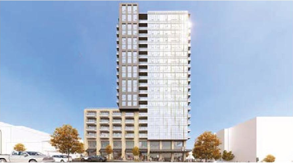 Rendering of building from page 15 of the file 'Application booklet'