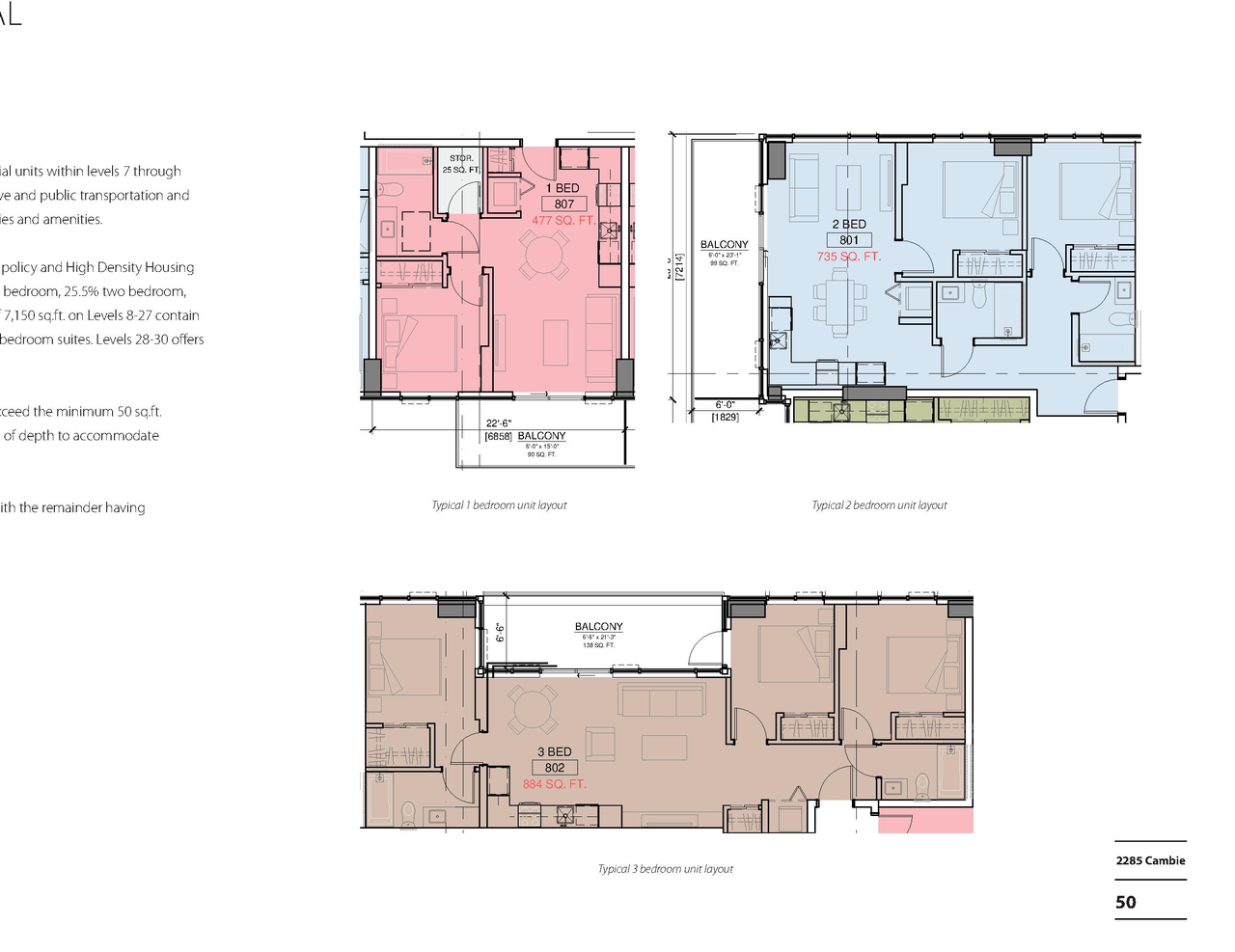 Floor plan for project from page 50 of the file 'Application booklet'
