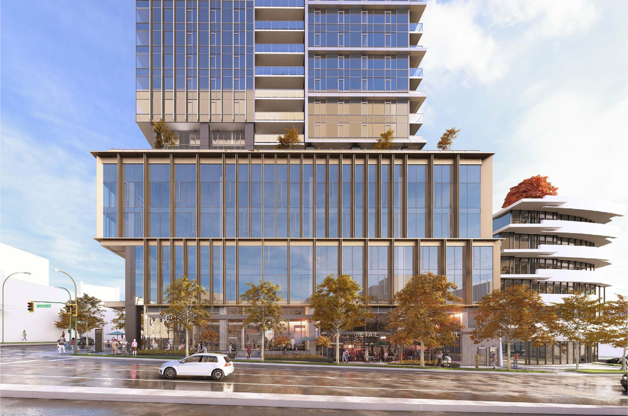 Rendering of building from page 55 of the file 'Application booklet'