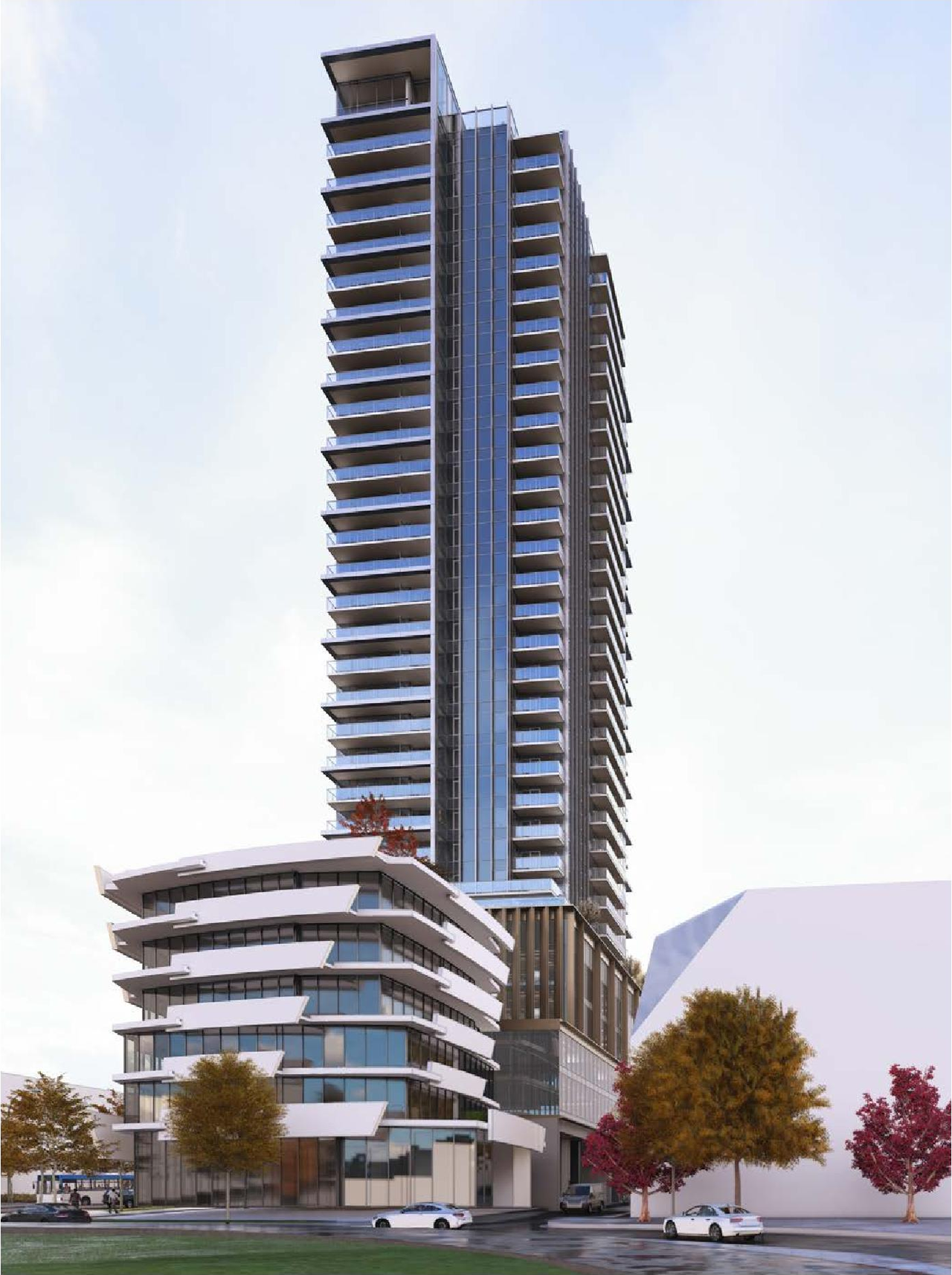 Rendering of building from page 60 of the file 'Application booklet'
