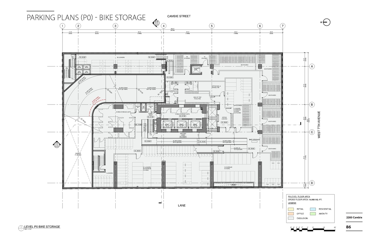 Floor plan for project from page 86 of the file 'Application booklet'