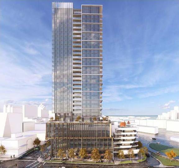 Rendering of building from page 4 of the file 'Referral report'