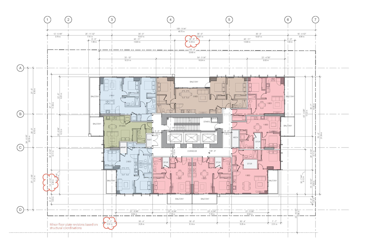 Floor plan for project from page 8 of the file 'Application booklet'