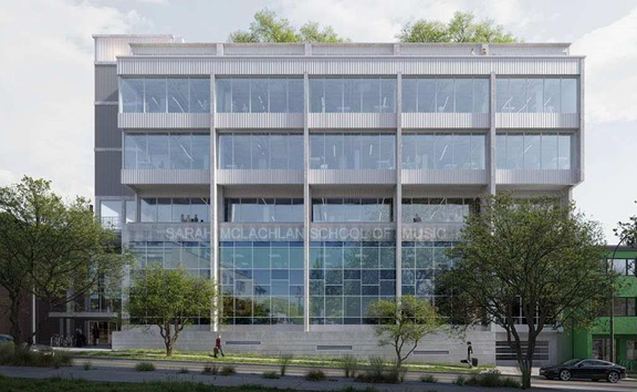 Rendering of building from page 4 of the file 'Referral report'