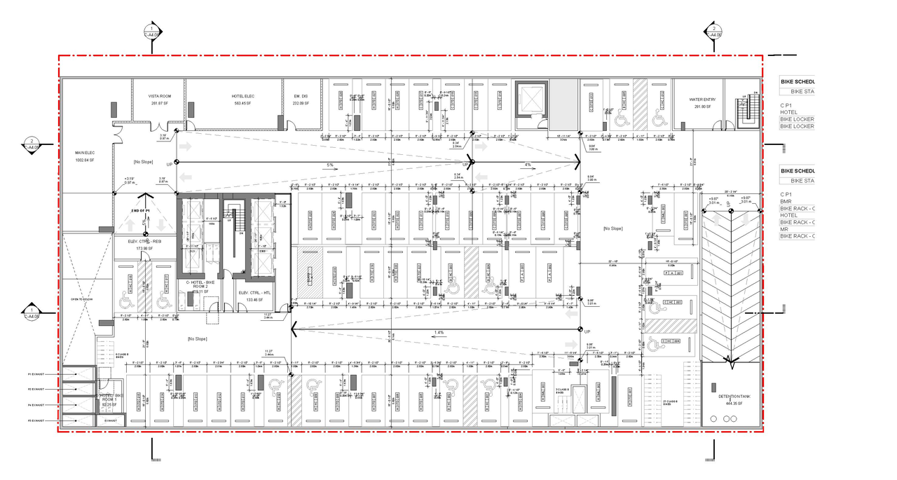 Floor plan for project from page 118 of the file 'Application booklet'