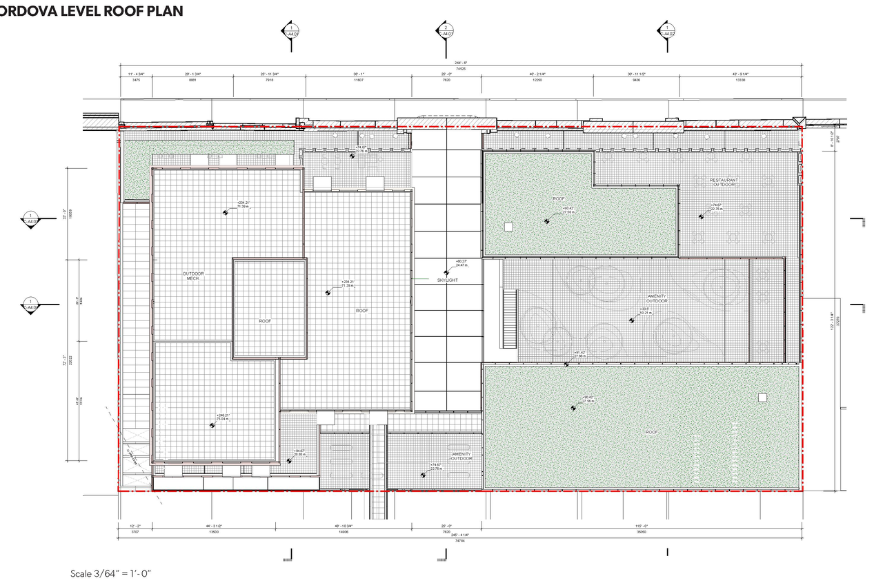 Floor plan for project from page 131 of the file 'Application booklet'