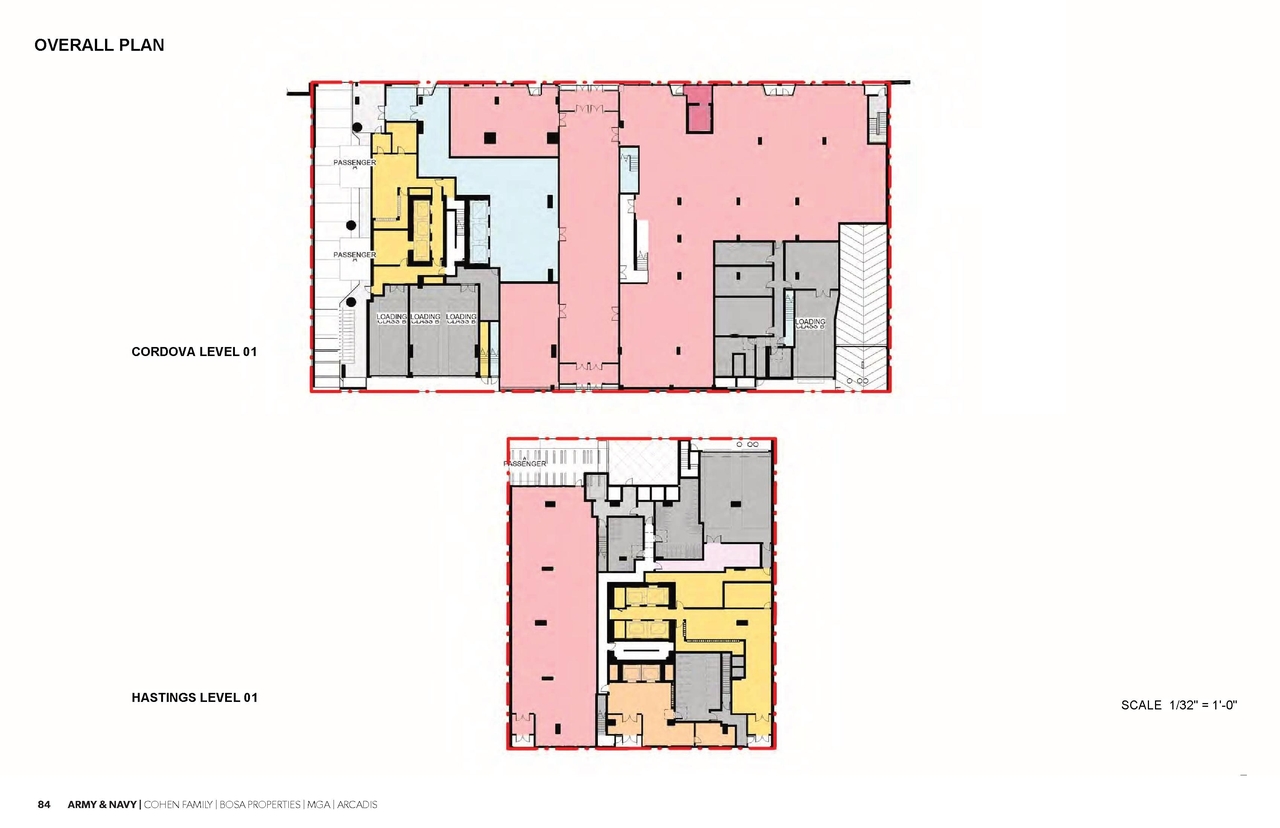 Floor plan for project from page 84 of the file 'Application booklet'