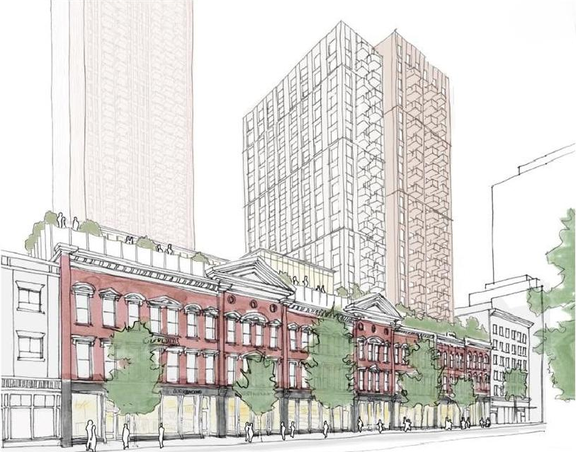 Rendering of building from page 11 of the file 'Referral report'
