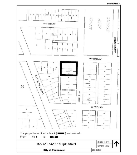 Construction site plan for project from page 8 of the file 'Referral report'