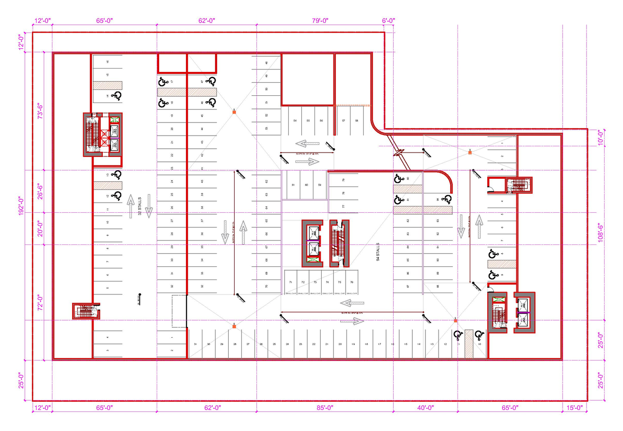 Floor plan for project from page 12 of the file 'Full booklet - Option 2'