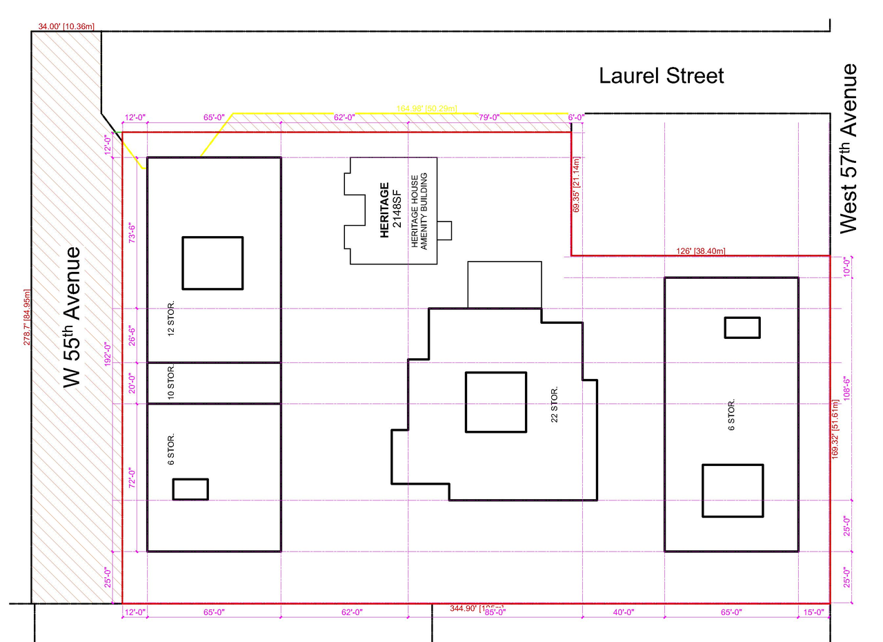 Construction site plan for project from page 18 of the file 'Full booklet - Option 2'