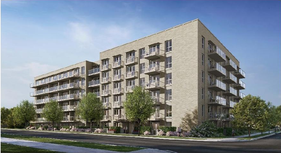 Rendering of building from page 6 of the file 'Referral Report'