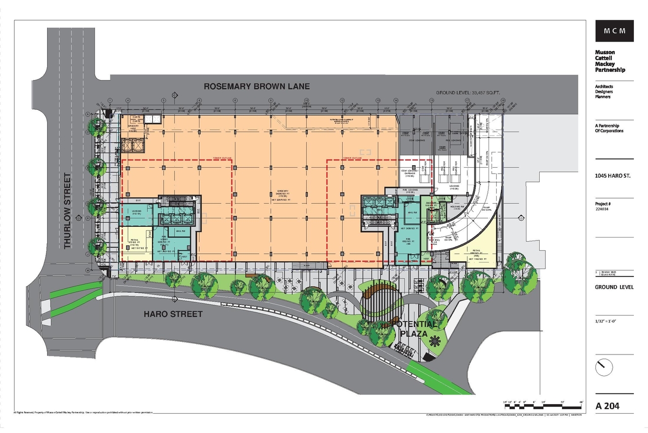 Construction site plan for project from page 13 of the file 'Architectural plans'