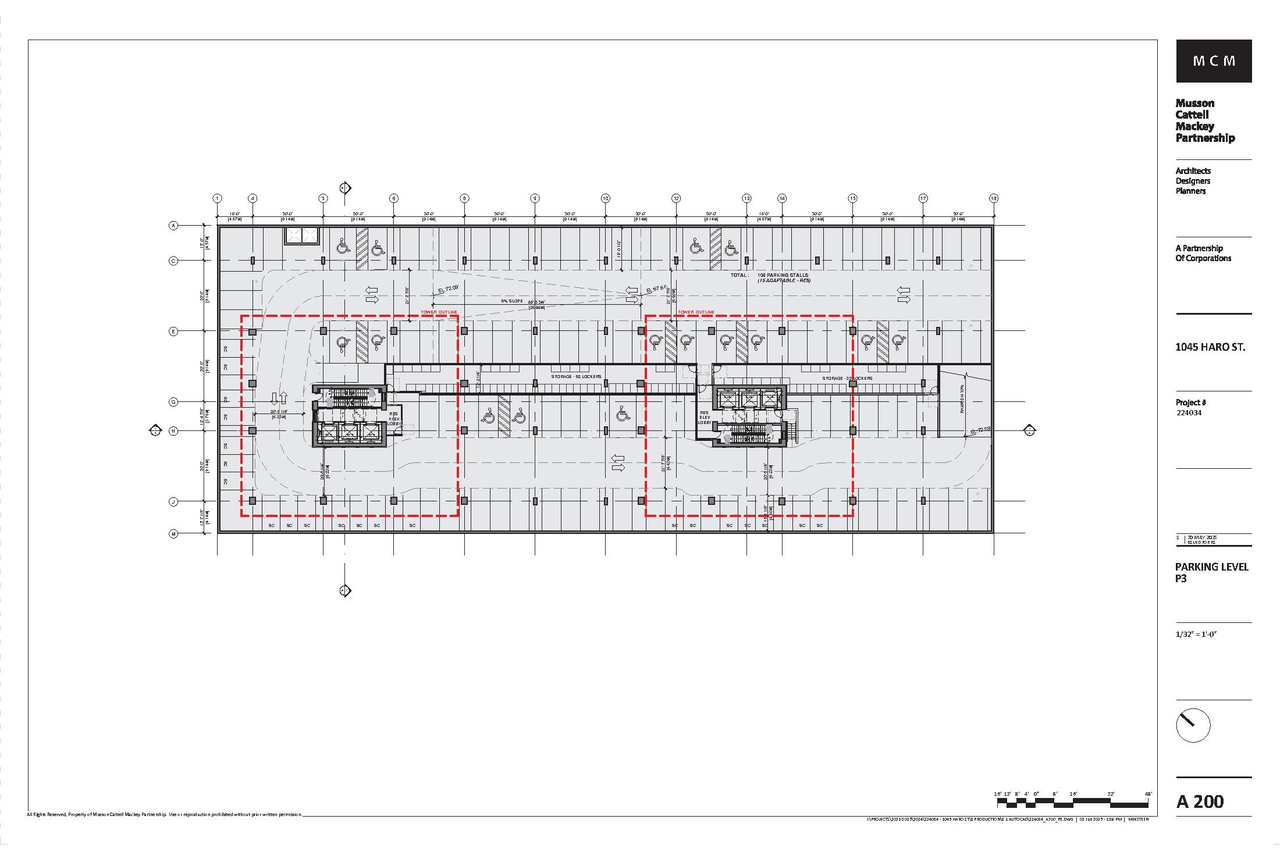 Construction site plan for project from page 9 of the file 'Architectural plans'