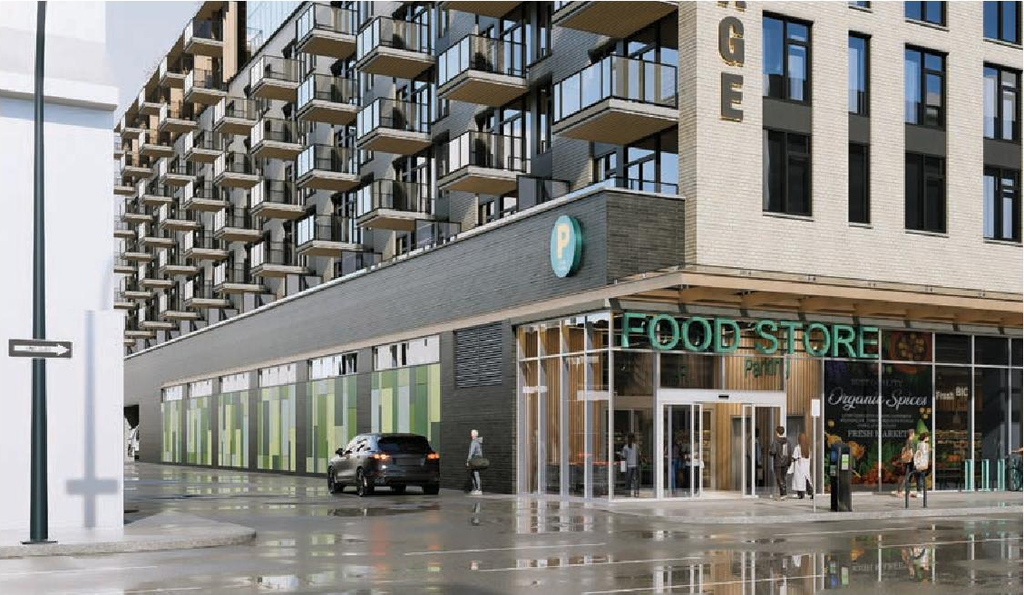 Rendering of building from page 38 of the file 'Application booklet'