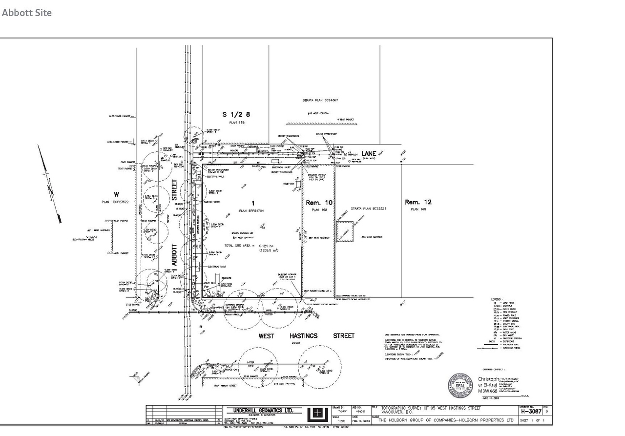 Construction site plan for project from page 256 of the file 'Application booklet-2'