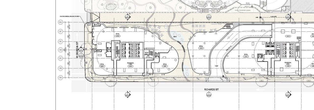 Construction site plan for project from page 31 of the file 'Application booklet-2'