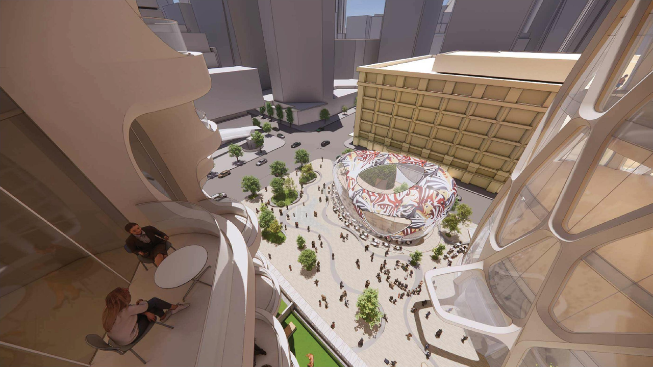 Rendering of building from page 11 of the file 'Application booklet - 1'