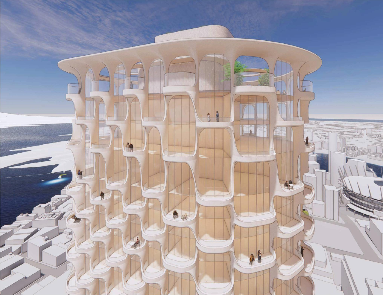 Rendering of building from page 120 of the file 'Application booklet - 1'