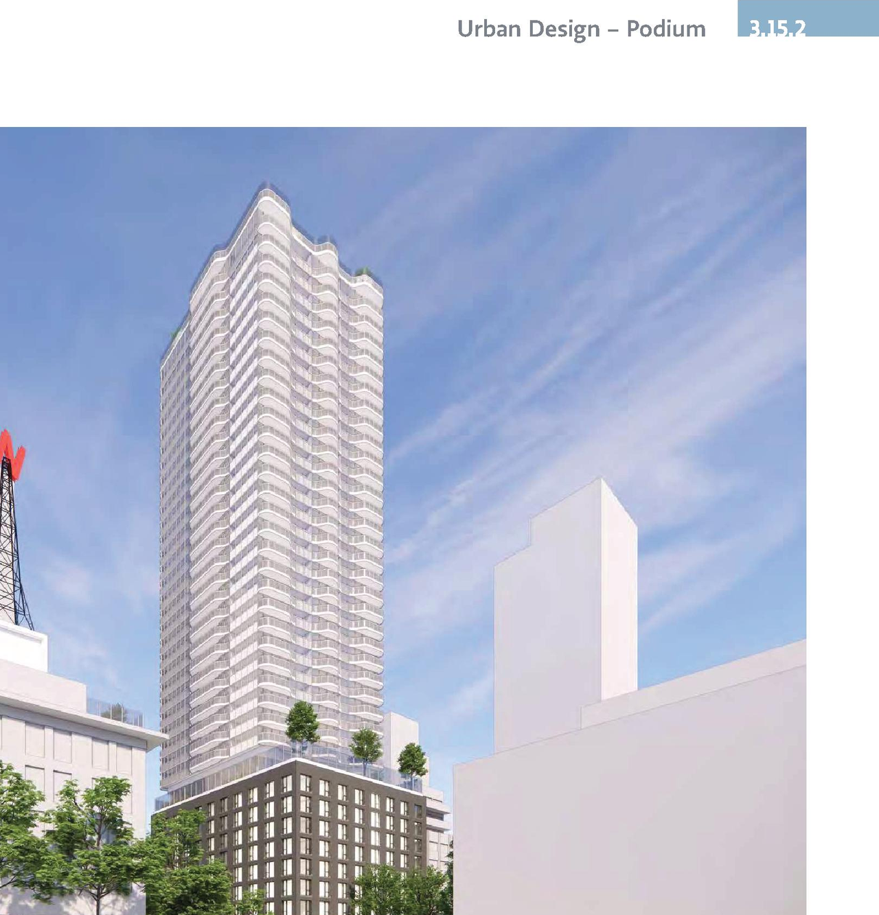 Rendering of building from page 161 of the file 'Application booklet - 1'