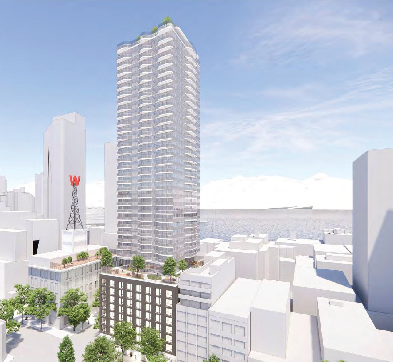 Rendering of building from page 164 of the file 'Application booklet - 1'