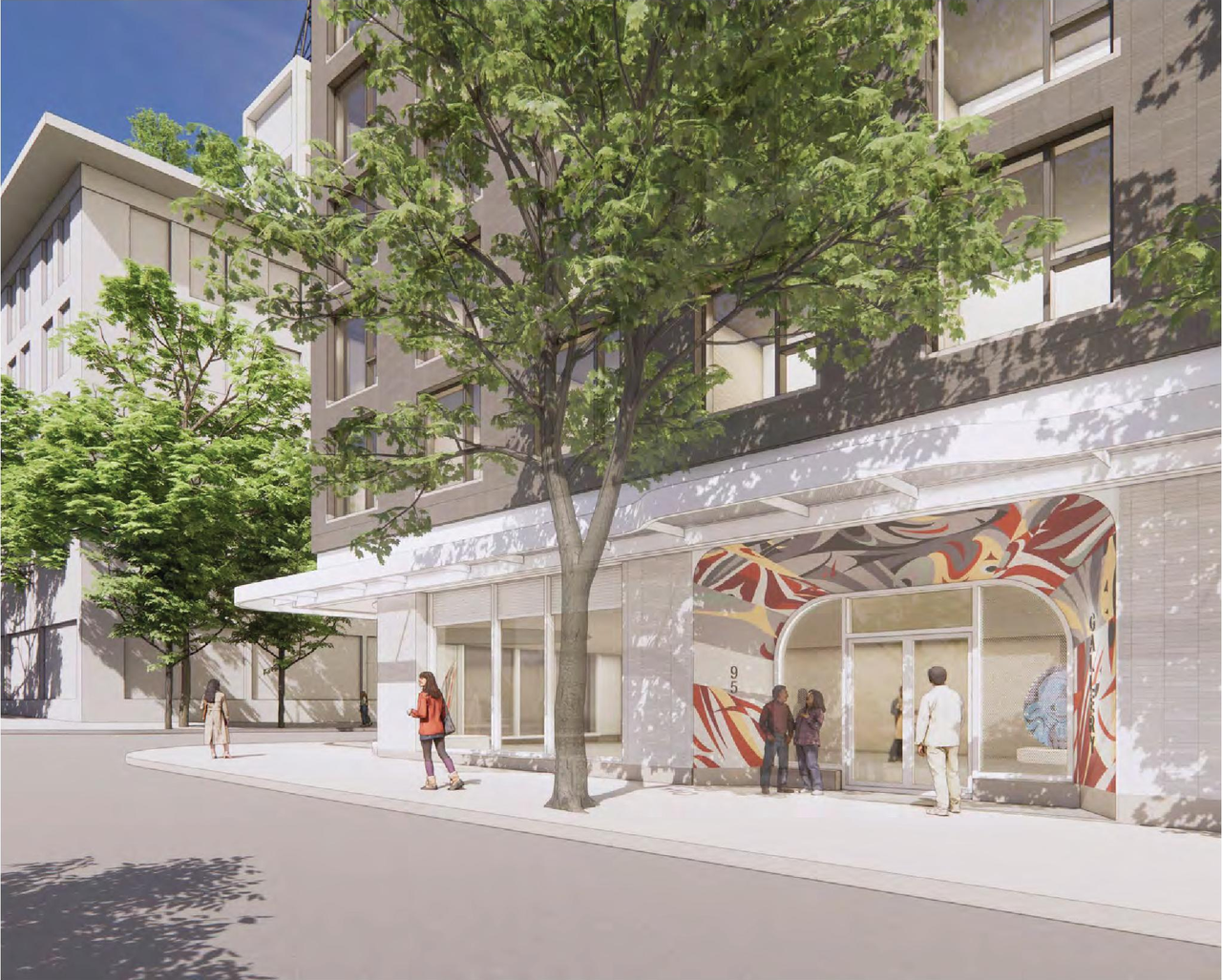 Rendering of building from page 169 of the file 'Application booklet - 1'