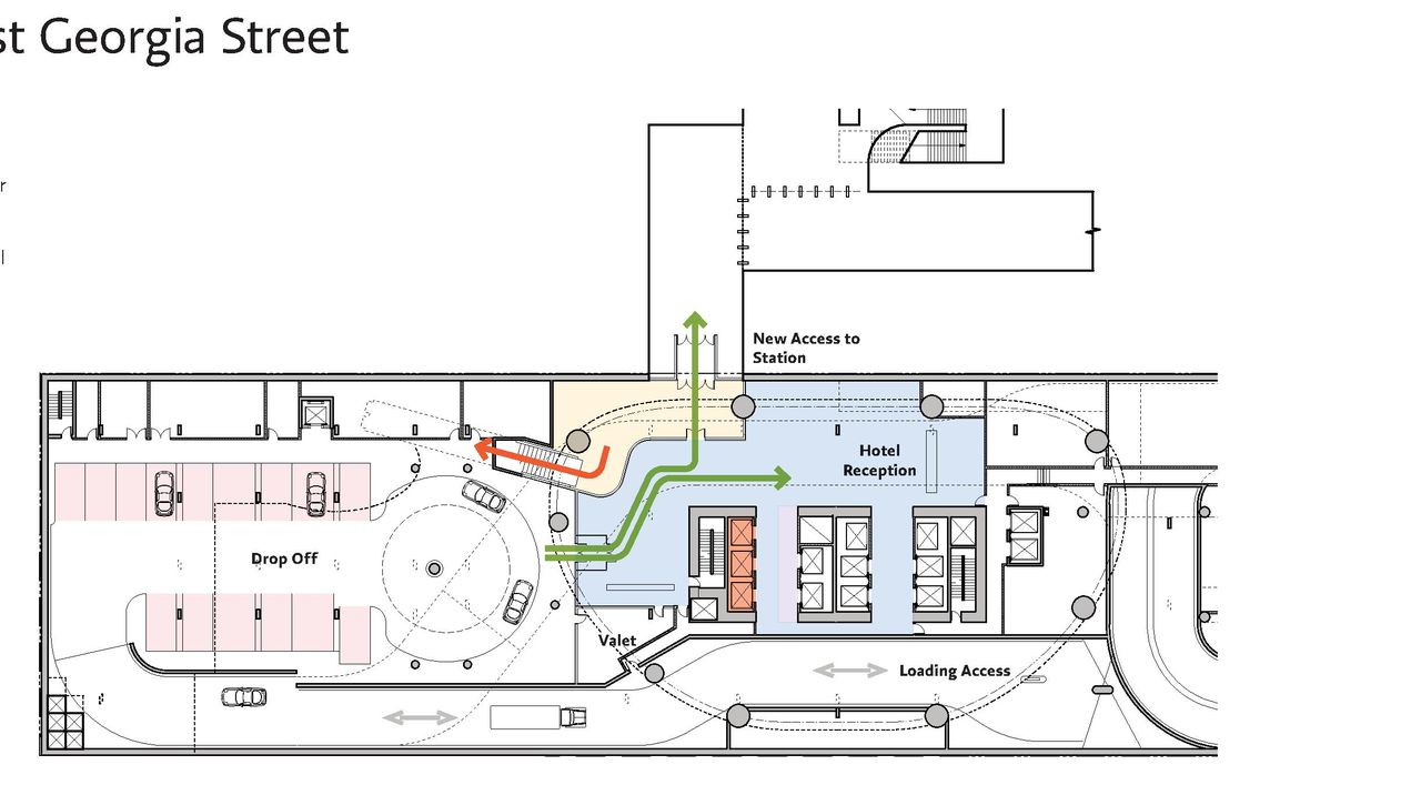 Construction site plan for project from page 196 of the file 'Application booklet - 1'