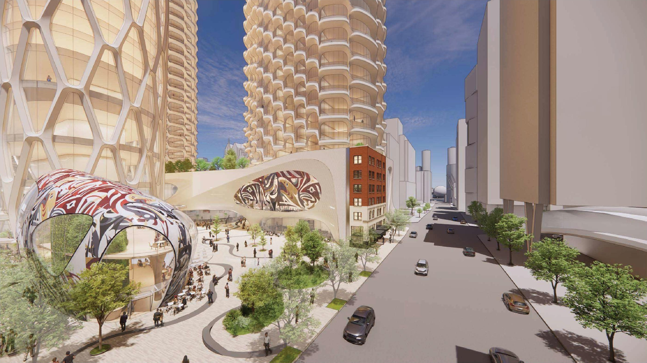Rendering of building from page 90 of the file 'Application booklet - 1'