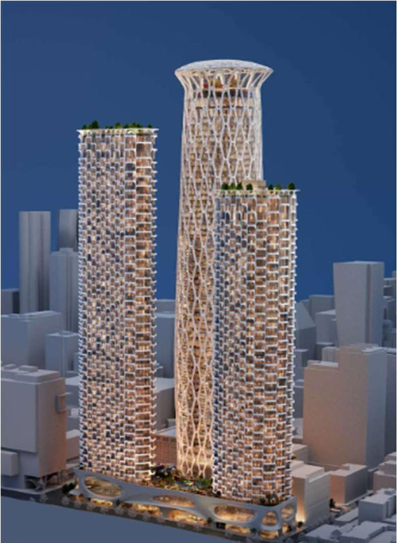 Rendering of building from page 12 of the file 'Referral report'