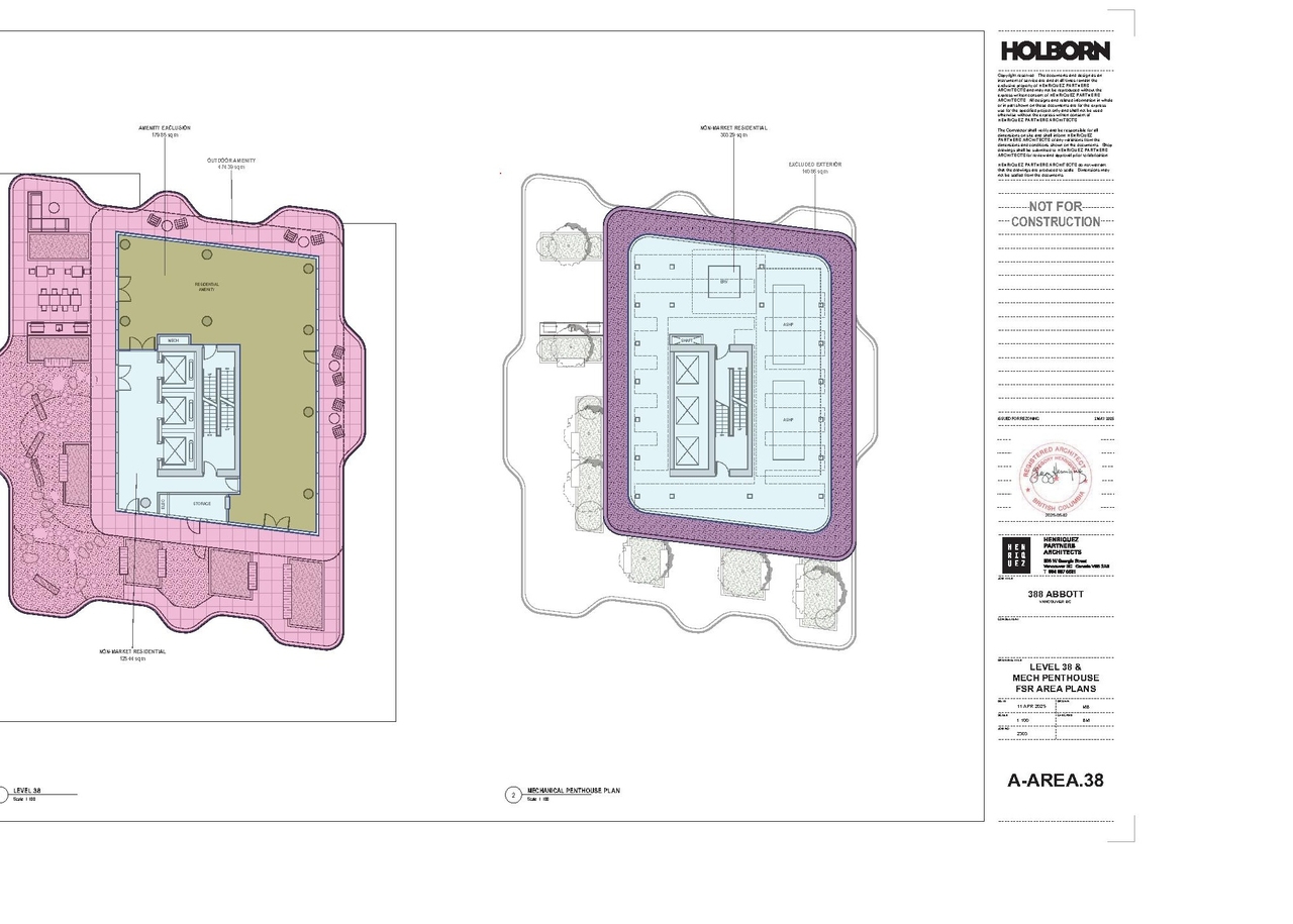 Construction site plan for project from page 222 of the file 'Application booklet - 2'