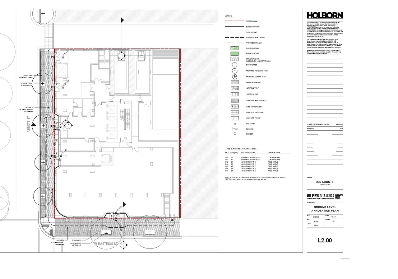 Construction site plan for project from page 242 of the file 'Application booklet - 2'