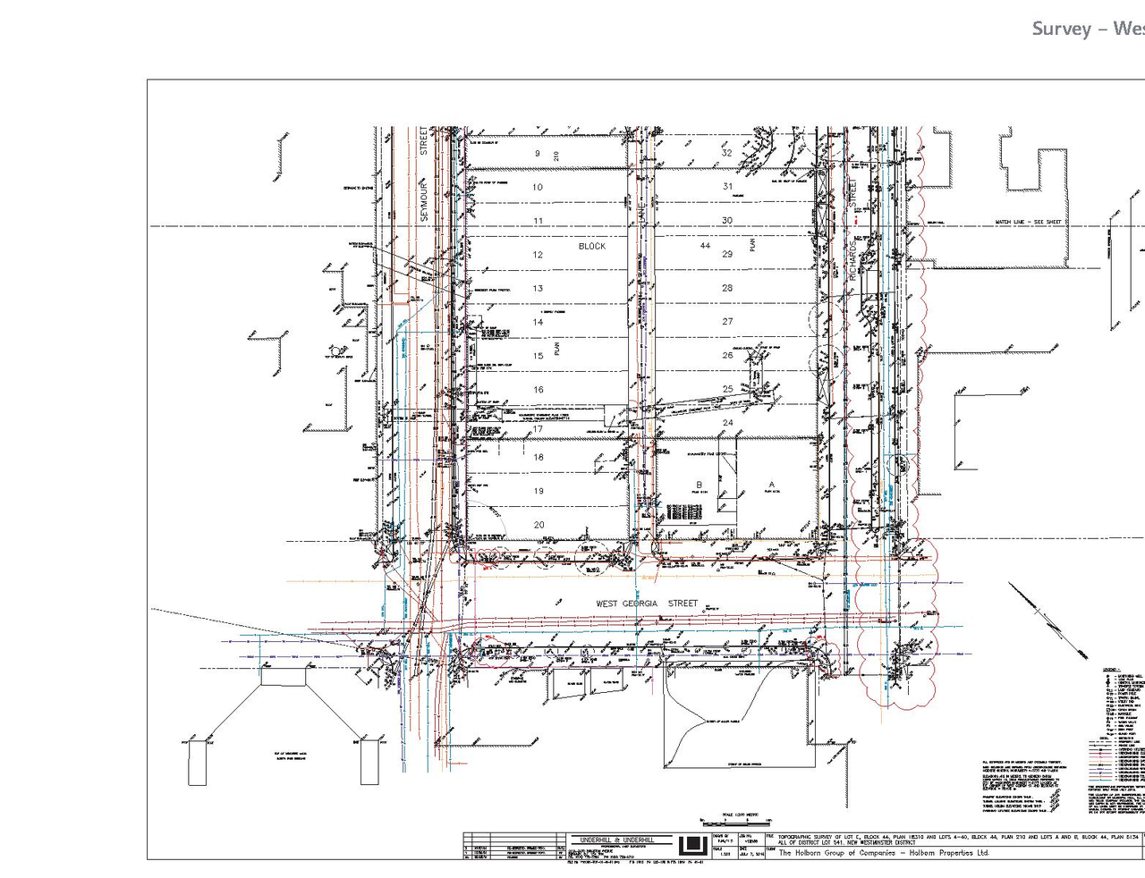 Construction site plan for project from page 255 of the file 'Application booklet - 2'
