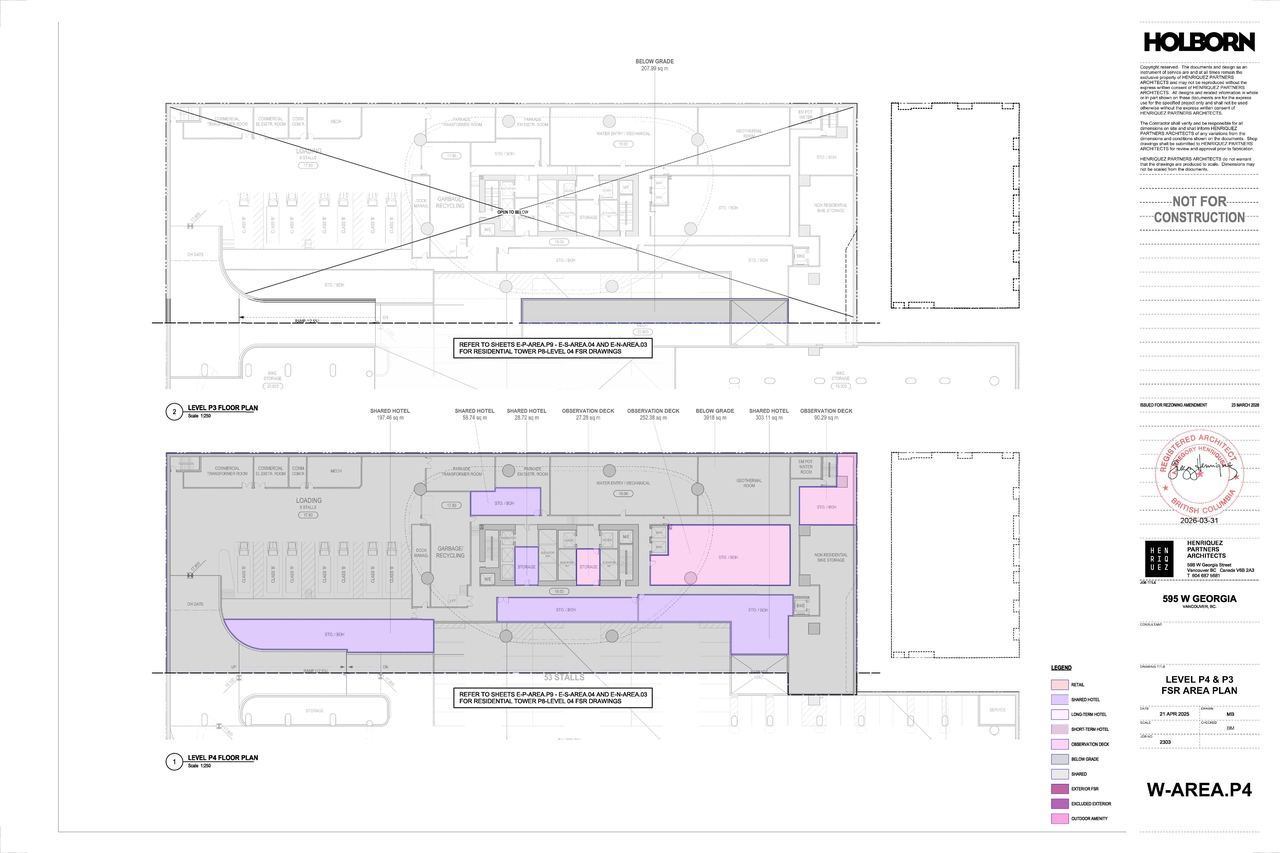 Construction site plan for project from page 7 of the file 'Application booklet'