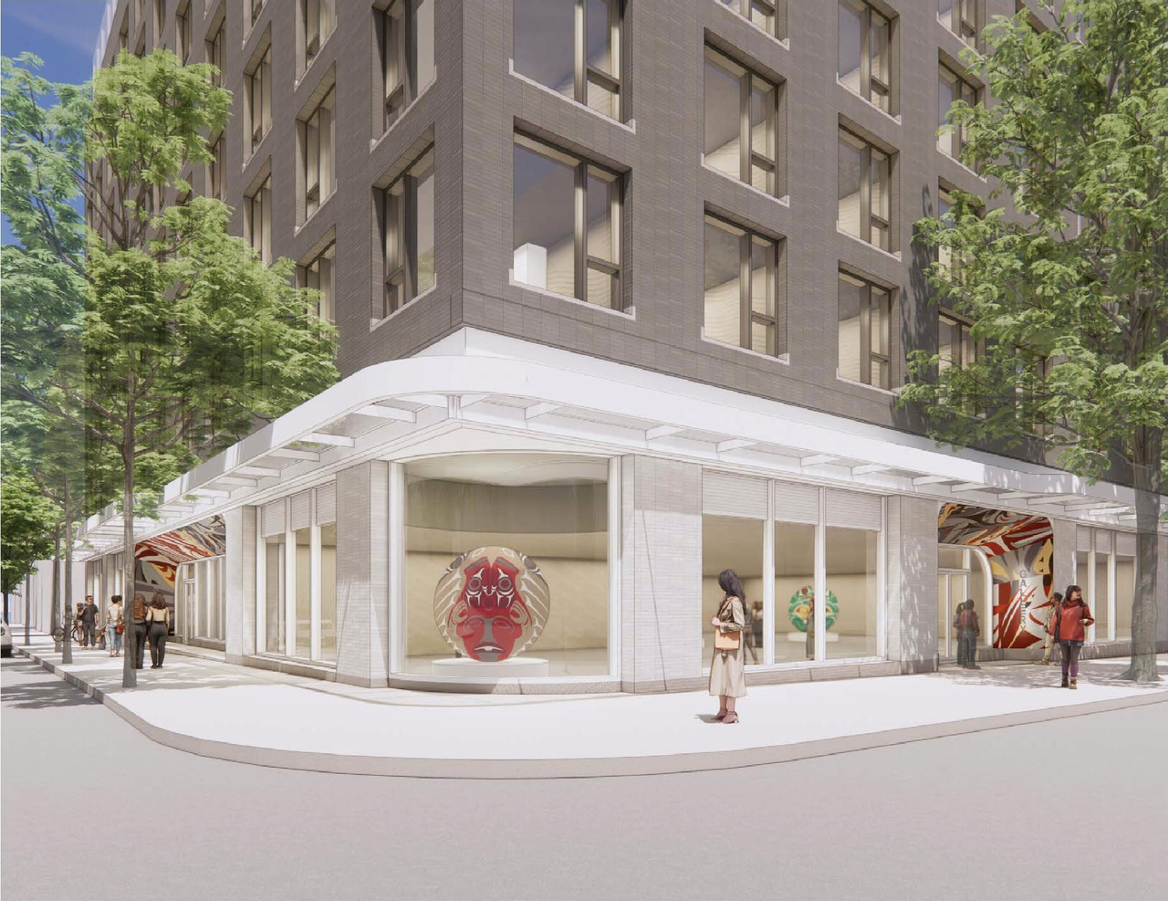 Rendering of building from page 168 of the file 'Application booklet-1'