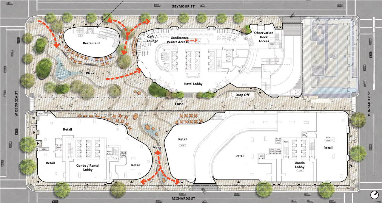 Construction site plan for project from page 94 of the file 'Application booklet-1'