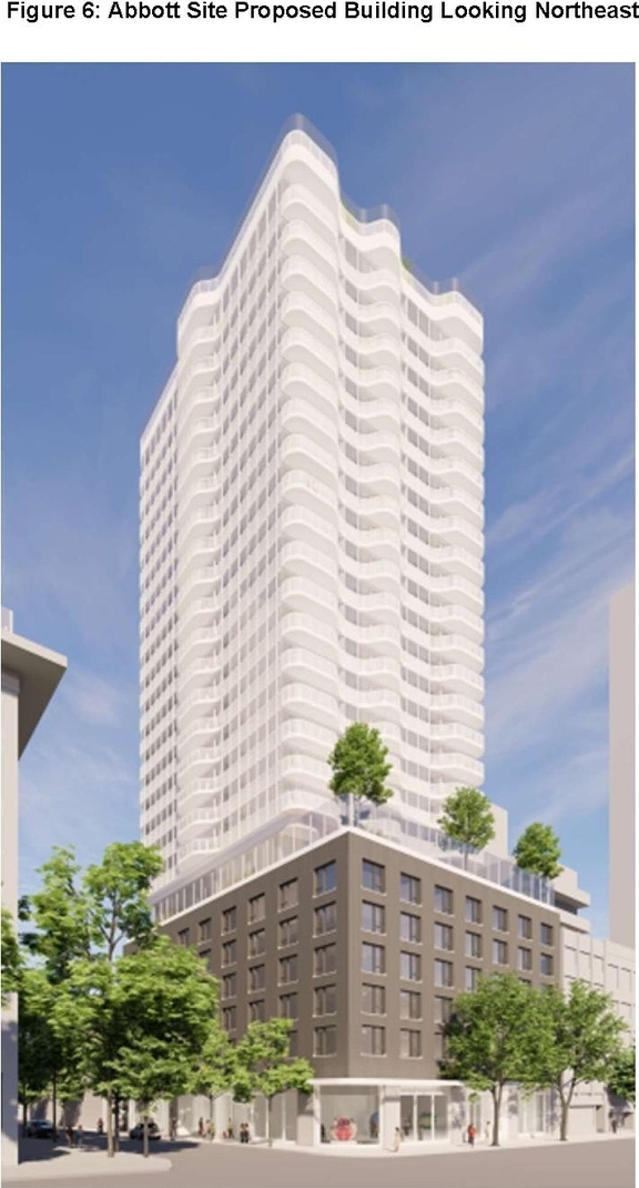 Rendering of building from page 23 of the file 'Referral report'