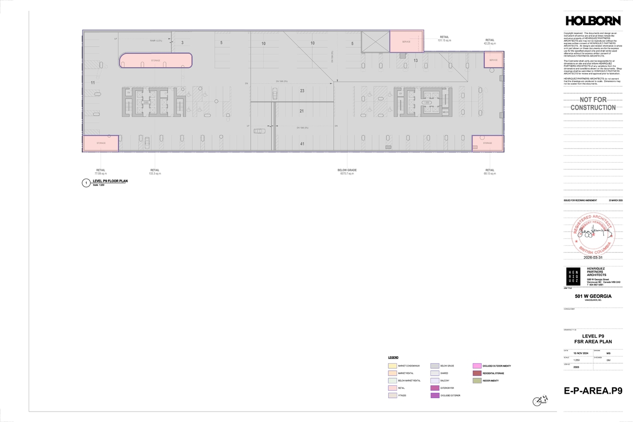 Construction site plan for project from page 9 of the file 'Application booklet-2'
