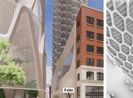 Rendering of building from page 266 of the file 'Application booklet-2'