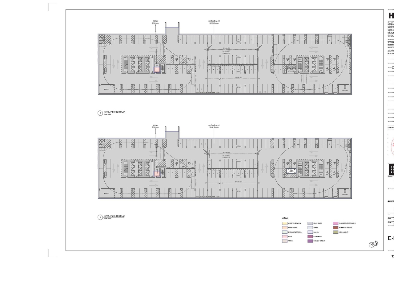 Construction site plan for project from page 77 of the file 'Application booklet-2'