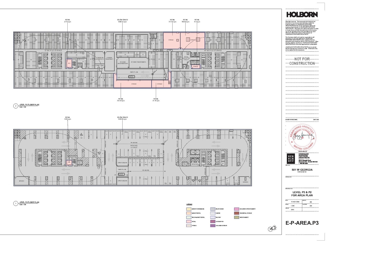Construction site plan for project from page 78 of the file 'Application booklet-2'