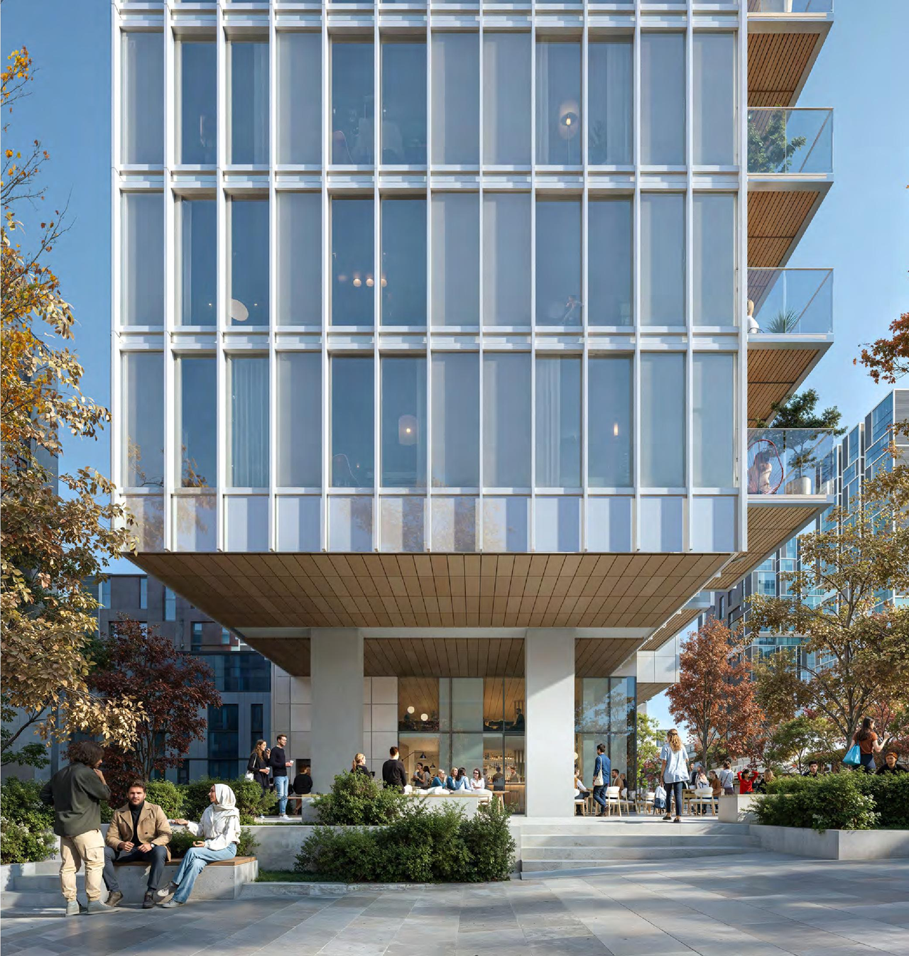 Rendering of building from page 1 of the file 'Application booklet'