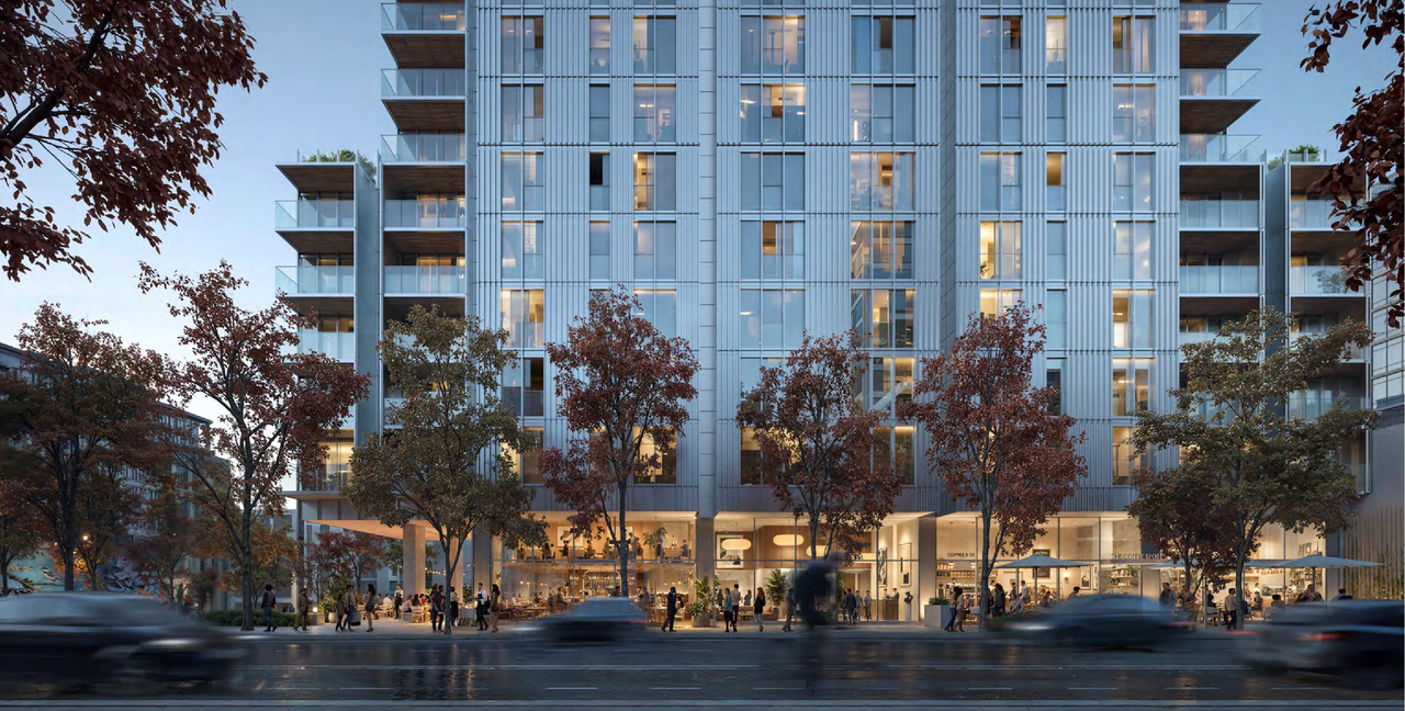 Rendering of building from page 100 of the file 'Application booklet'